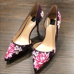White House Black Market Ella Cabernet Heels